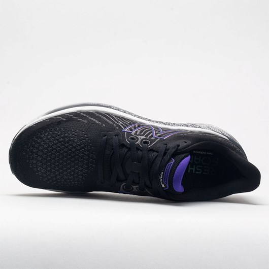 Orthofeet New Balance Fresh Foam Vongo v5 Men's Running Shoes Black / Deep Violet | MK0316894