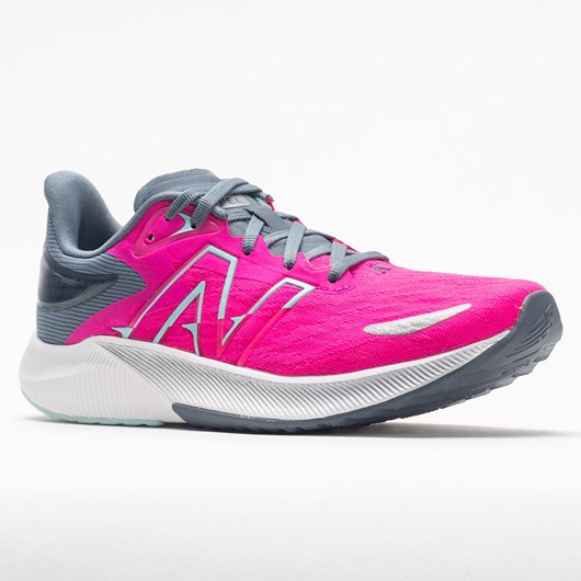 Orthofeet New Balance FuelCell Propel v3 Women's Running Shoes Pink Glo / Deep Ocean Grey | EQ2978043