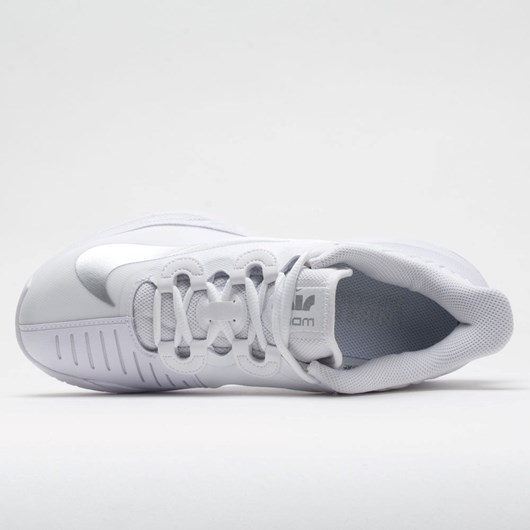 Orthofeet Nike Air Zoom GP Turbo Women's Tennis Shoes White / Metallic Silver | TH6259710