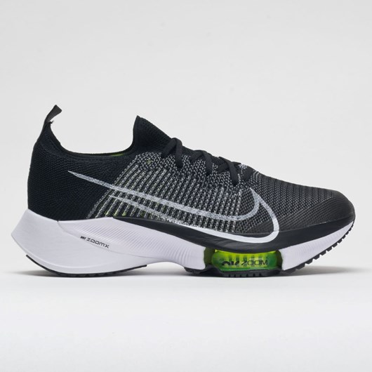 Orthofeet Nike Air Zoom Tempo Next% Men\'s Running Shoes Black / White / Volt | FI0869274