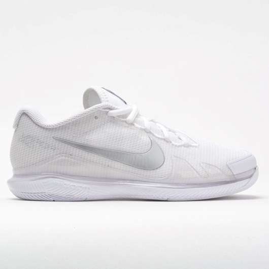 Orthofeet Nike Air Zoom Vapor Pro Women\'s Tennis Shoes White / Metallic Silver | NK9287361