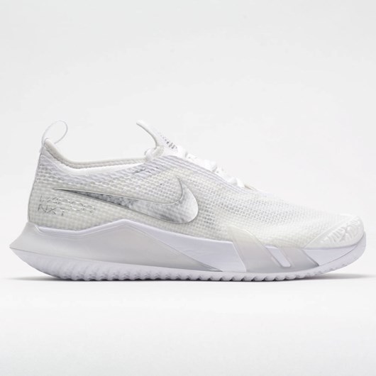 Orthofeet Nike React Vapor NXT Women\'s Tennis Shoes White / Metallic Silver / Grey Fog | QC1390582