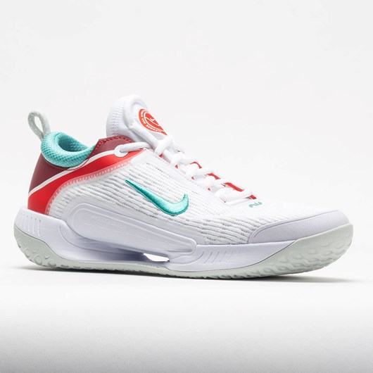 Orthofeet Nike Zoom NXT Men's Tennis Shoes White / Washed Teal / Light Silver | FB4107295