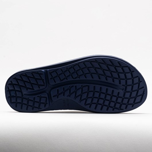 Orthofeet OOFOS OOahh Men's Slide Sandals Navy | RV8936521