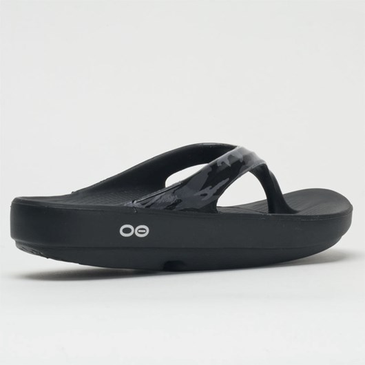 Orthofeet OOFOS OOlala Limited Women's Slide Sandals Black Camo | RH1320586