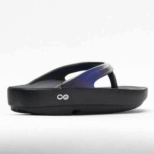 Orthofeet OOFOS OOlala Luxe Women's Slide Sandals Black / Calypso | JX7249816