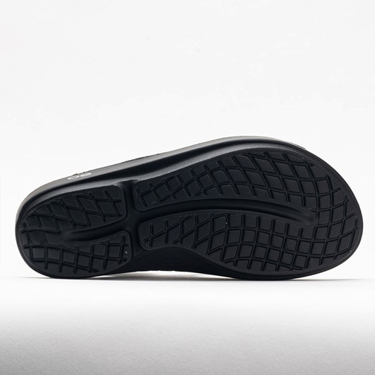 Orthofeet OOFOS OOlala Luxe Women's Slide Sandals Black / Atlantis | QY0729618