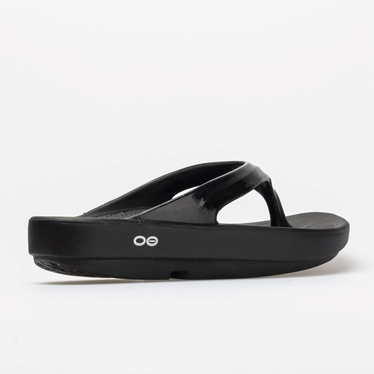 Orthofeet OOFOS OOlala Women's Slide Sandals Black / Black | XQ6573821