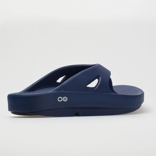 Orthofeet OOFOS OOriginal Men's Slide Sandals Navy | EW2859613