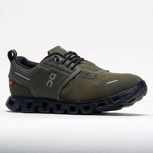 Orthofeet On Cloud 5 Waterproof Women's Running Shoes Olive / Black | XW6948250