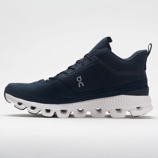 Orthofeet On Cloud Hi Men's Lifestyle Sneakers Navy | VP8791023