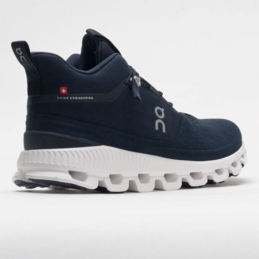 Orthofeet On Cloud Hi Men's Lifestyle Sneakers Navy | VP8791023