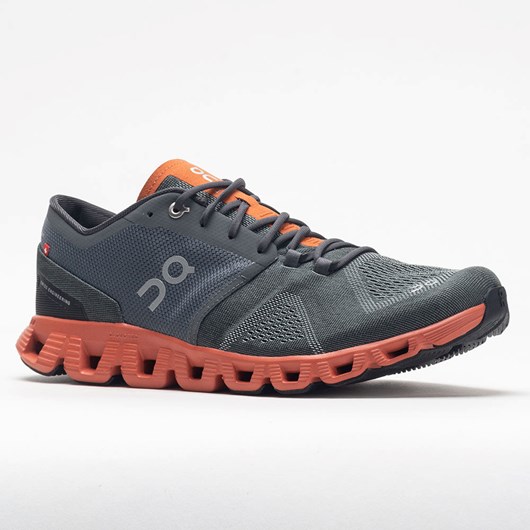 Orthofeet On Cloud X Men's Running Shoes Rust / Rock | VA8017932