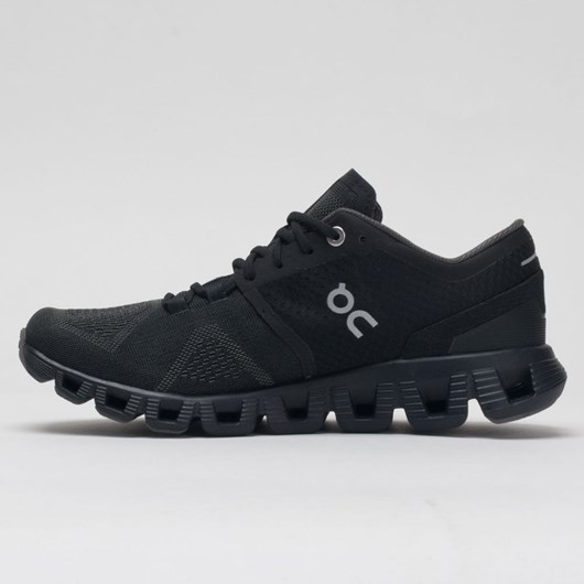 Orthofeet On Cloud X Men's Running Shoes Black / Asphalt | XS6821409