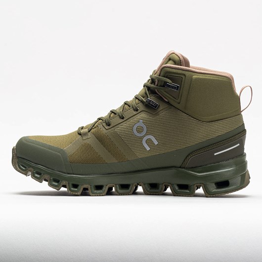 Orthofeet On Cloudrock Waterproof Women's Hiking Shoes Olive / Reed | EJ1693470