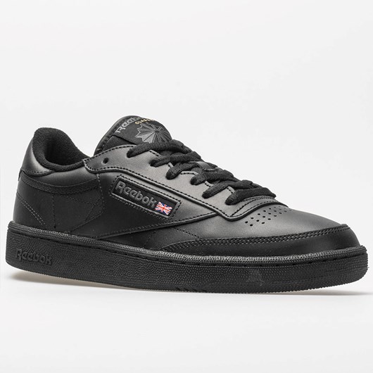 Orthofeet Reebok Club C 85 Men's Lifestyle Sneakers Black / Charcoal | ZL8903475