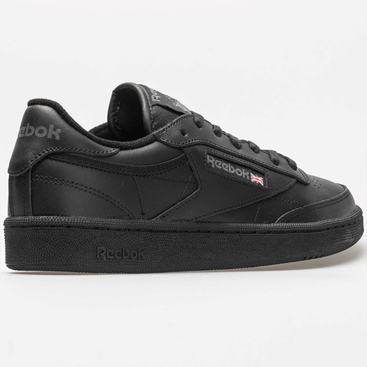 Orthofeet Reebok Club C 85 Men's Lifestyle Sneakers Black / Charcoal | ZL8903475