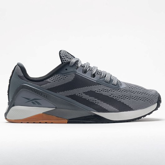 Orthofeet Reebok Nano X1 Men\'s Training Shoes Grey / Pure Grey / Black | TA6374589