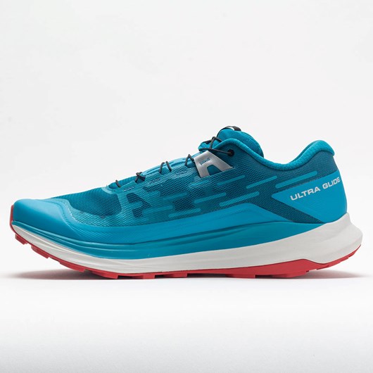 Orthofeet Salomon Ultra Glide Men's Trail Running Shoes Crystal Teal / Barrier Reef / Goji Berry | EV4198036