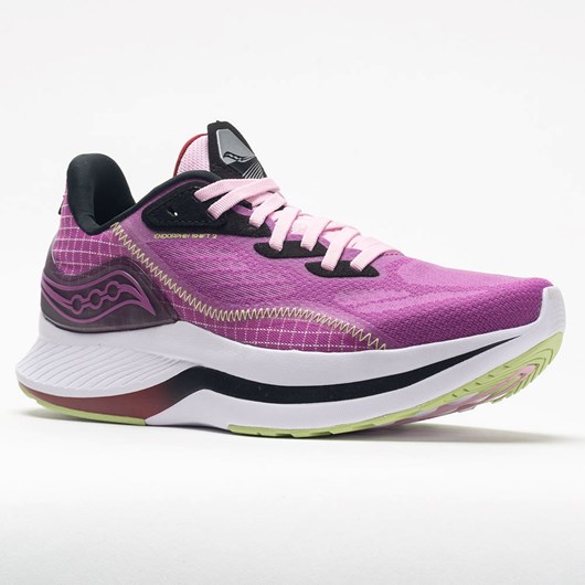 Orthofeet Saucony Endorphin Shift 2 Women's Running Shoes Razzle / Limelight | SR6538714