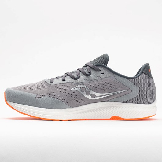 Orthofeet Saucony Freedom 4 Men's Running Shoes Alloy / Orange | UX1623759