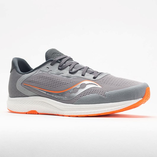 Orthofeet Saucony Freedom 4 Men's Running Shoes Alloy / Orange | UX1623759