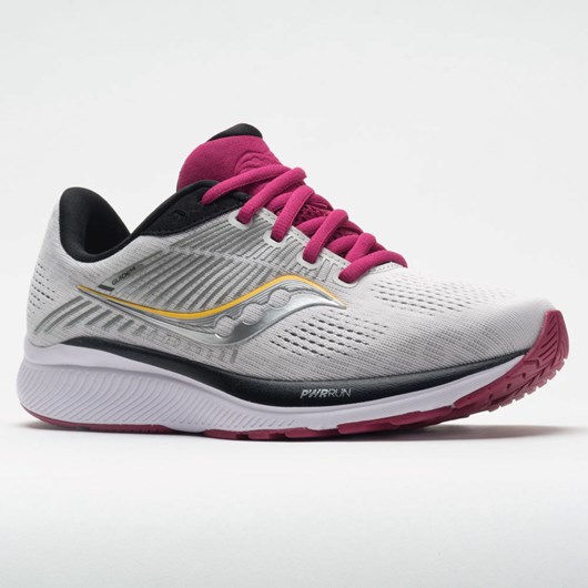 Orthofeet Saucony Guide 14 Women's Running Shoes Alloy / Cherry | EU7954128