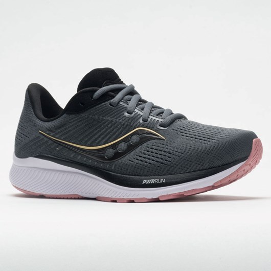 Orthofeet Saucony Guide 14 Women's Running Shoes Charcoal / Rose | MV4732016