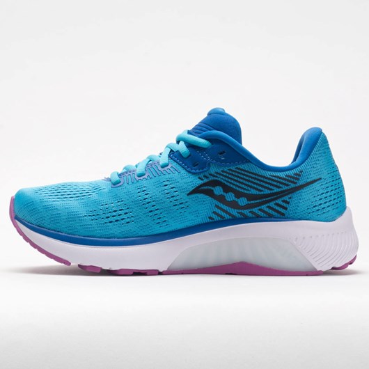 Orthofeet Saucony Guide 14 Women's Running Shoes Blue Blaze / Berry | RM9567103