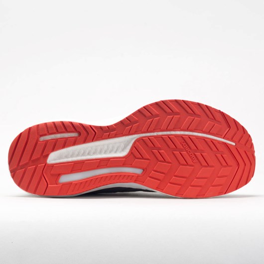 Orthofeet Saucony Hurricane 23 Men's Running Shoes Alloy / Scarlet | JN0612345