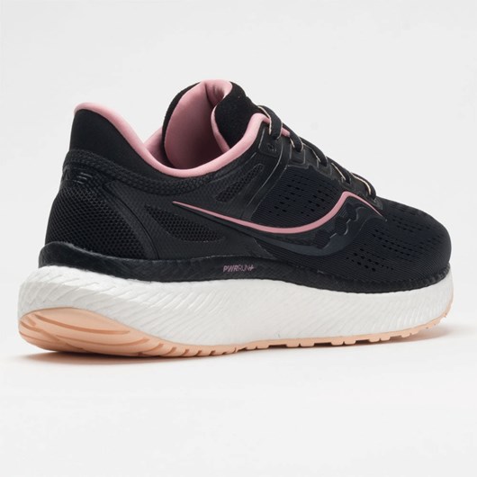 Orthofeet Saucony Hurricane 23 Women's Running Shoes Black / Rosewater | AK8630492