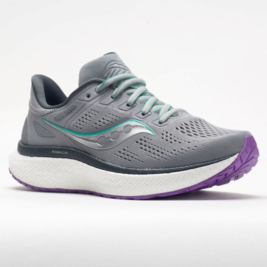 Orthofeet Saucony Hurricane 23 Women's Running Shoes Fog / Ultraviolet | LB8795362