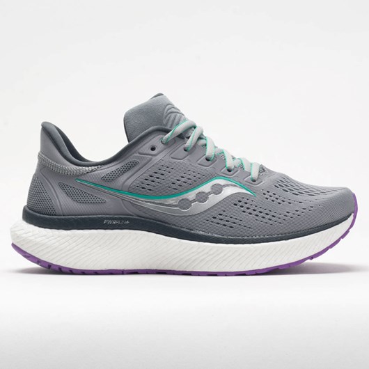 Orthofeet Saucony Hurricane 23 Women\'s Running Shoes Fog / Ultraviolet | LB8795362