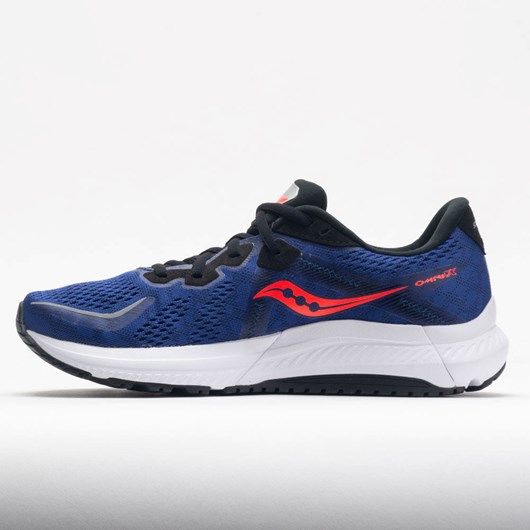 Orthofeet Saucony Omni 20 Men's Running Shoes Sapphire / VIZI Red | QT9623745