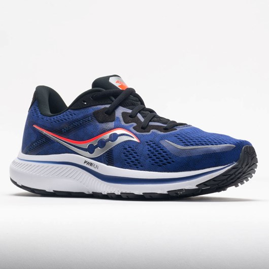 Orthofeet Saucony Omni 20 Men's Running Shoes Sapphire / VIZI Red | QT9623745