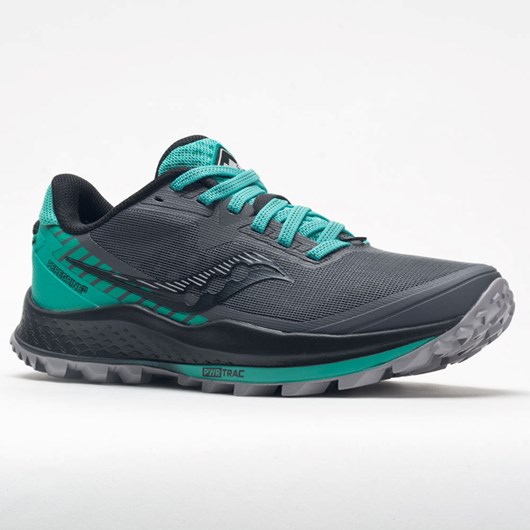 Orthofeet Saucony Peregrine 11 Women's Trail Running Shoes Shadow / Jade | AG4312960