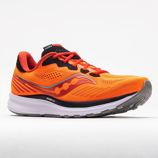 Orthofeet Saucony Ride 14 Men's Running Shoes Vizi / Scarlet | XF8243571