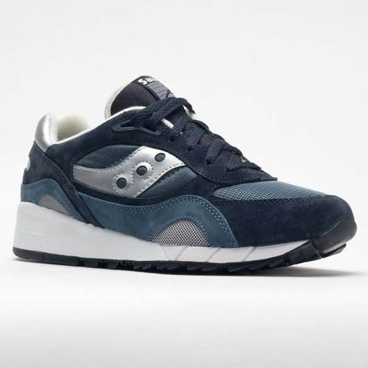 Orthofeet Saucony Shadow 6000 Men's Lifestyle Sneakers Navy / Silver | AN4013825