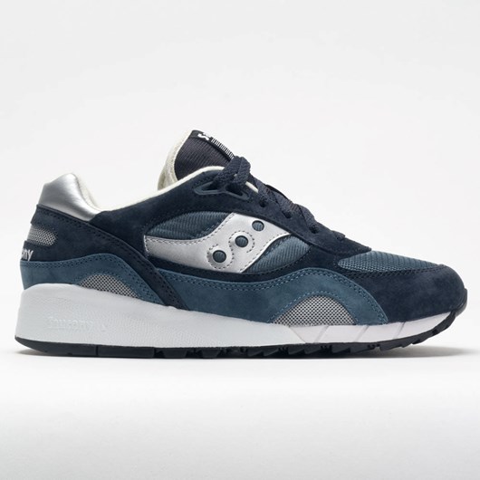 Orthofeet Saucony Shadow 6000 Men\'s Lifestyle Sneakers Navy / Silver | AN4013825