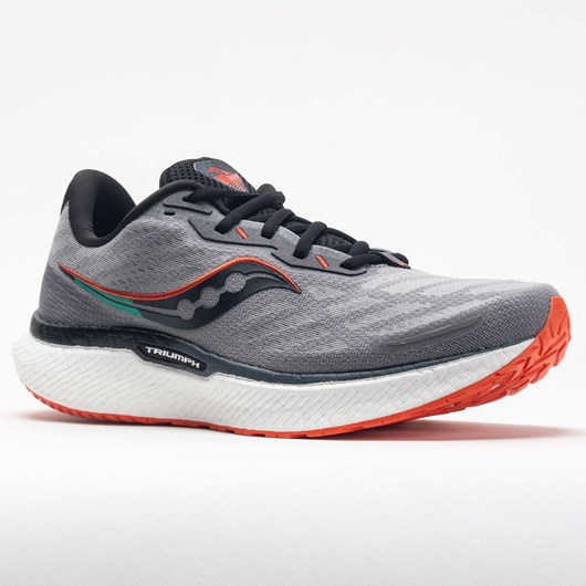 Orthofeet Saucony Triumph 19 Men's Running Shoes Alloy / Fire | LG0951438