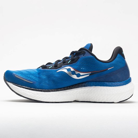 Orthofeet Saucony Triumph 19 Men's Running Shoes Royal / Space | UT2430198