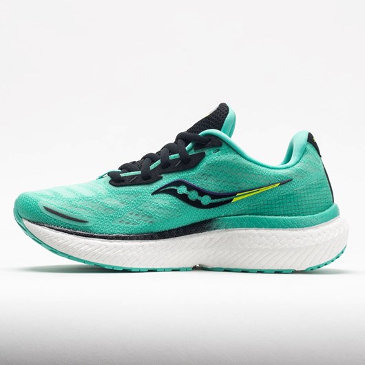 Orthofeet Saucony Triumph 19 Women's Running Shoes Cool MInt / Acid | GQ0567342