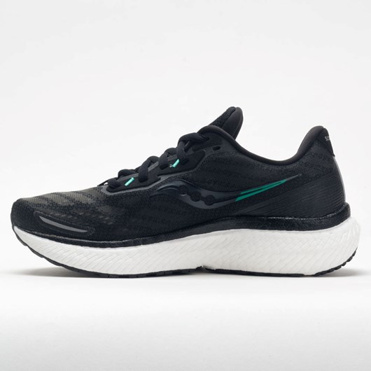 Orthofeet Saucony Triumph 19 Women's Running Shoes Black / White | JL8934071