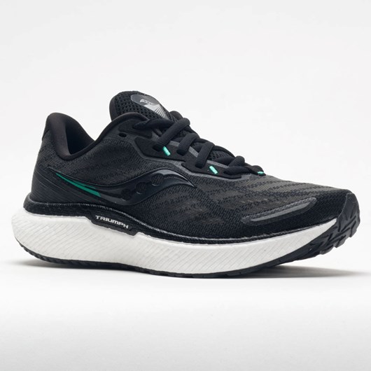 Orthofeet Saucony Triumph 19 Women's Running Shoes Black / White | JL8934071