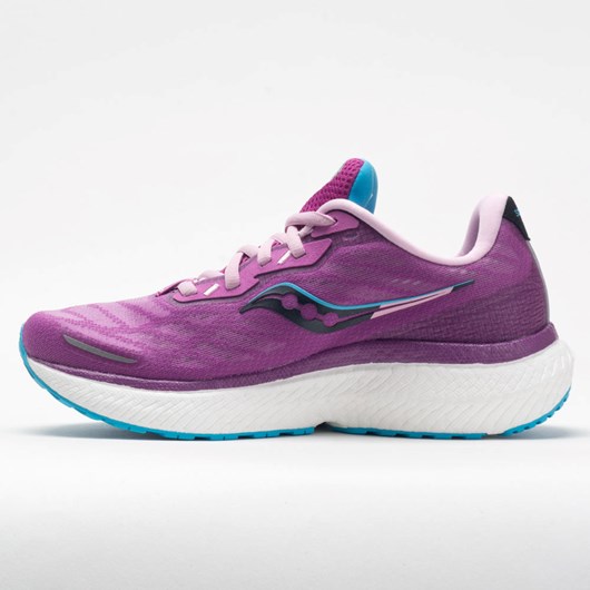 Orthofeet Saucony Triumph 19 Women's Running Shoes Razzle / Blaze | ZE6371584