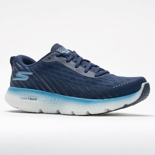 Orthofeet Skechers GOrun MaxRoad 5 Women's Running Shoes Navy / Blue | MW0538279