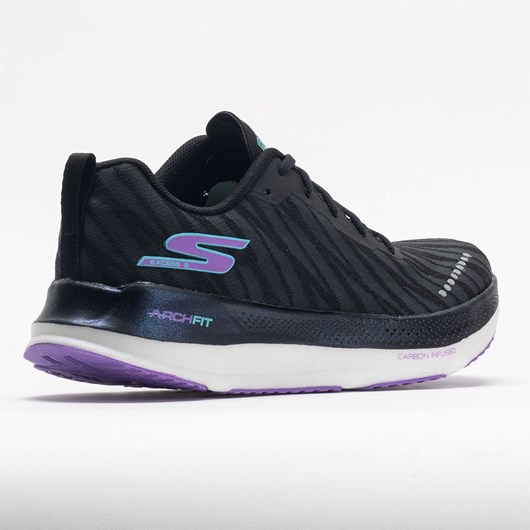 Orthofeet Skechers GOrun Razor Excess 2 Women's Running Shoes Black / Purple | JF1384267