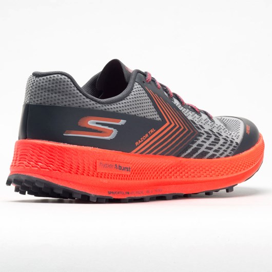 Orthofeet Skechers GOrun Razor TRL Men's Trail Running Shoes Charcoal | UY7906483