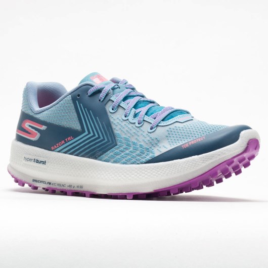 Orthofeet Skechers GOrun Razor TRL Women's Trail Running Shoes Blue / Purple | QK3907862