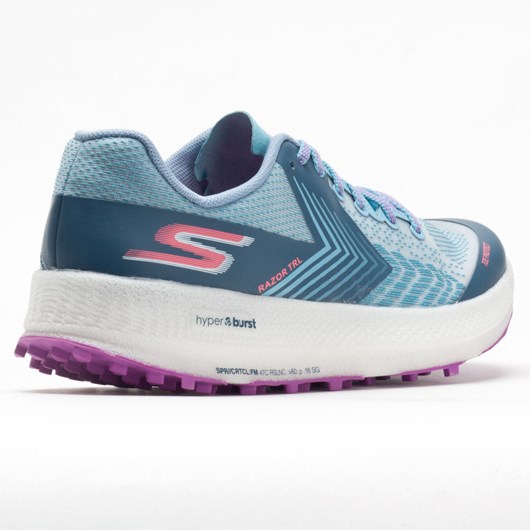 Orthofeet Skechers GOrun Razor TRL Women's Trail Running Shoes Blue / Purple | QK3907862